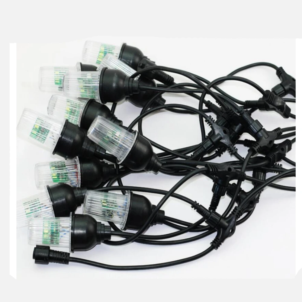 Led Iklan Bohlam Tali Berkedip Lampu Kelap Kelip Strobo Luar Ruangan Hiasan Pencahayaan Proyek Jendela Dekorasi Pesta Ulang Tahun Advertising Light Layout Aliexpress