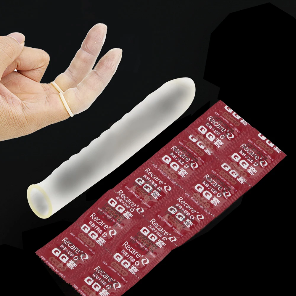 VATINE 10 шт./партия палец рукава G Spot стимуляции вагины презервативы из латекса для