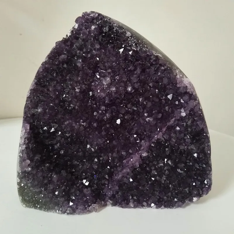 High quality Uruguay stone amethyst geode crystal quartz cluster home decor display amethyste pierre naturelle