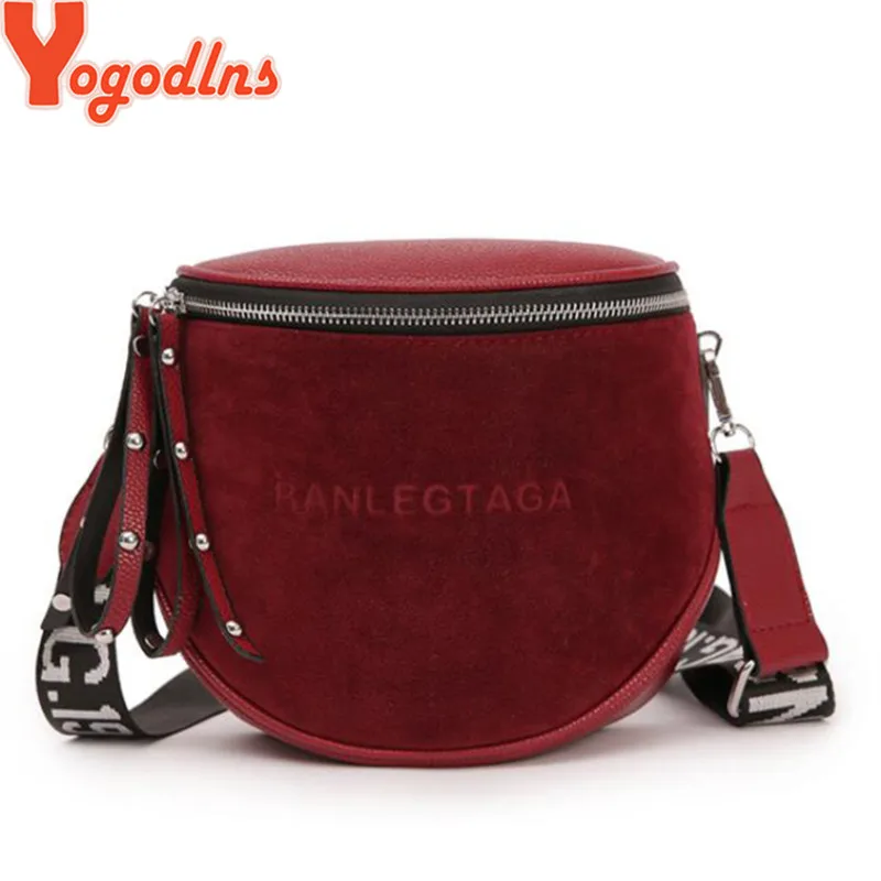 

Yogodlns Fashion Women Small Messenger Bags Lady Semicircle Saddle Shouder Bag Bucket Bags Crossbody Tote Bag Females Handbag