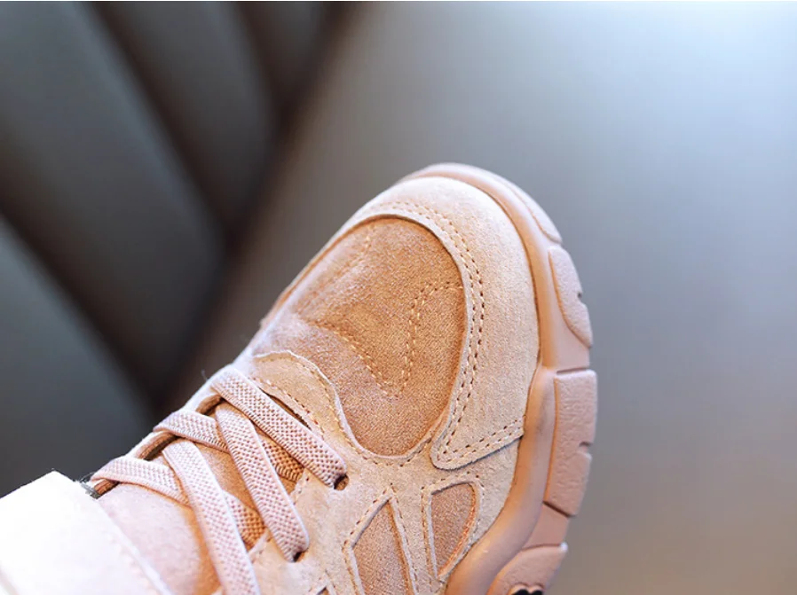 Детская обувь, Зимние Повседневные кроссовки для девочек, спортивные кеды для мальчиков, Детская школьная модная брендовая обувь, теннисные кроссовки