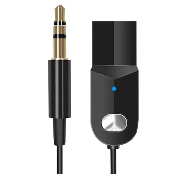 

5.0 Bluetooth audio adapter Car wireless Bluetooth receiver Hands-free call navigation voice broadcast