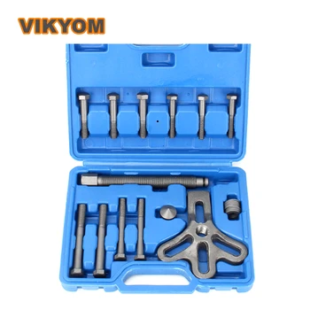 

13PCS Car Steering Wheel Puller Tool Kit and Harmonic Balancer Vehicle Compressor Remover Set Lock Plate Removal Tool Kits