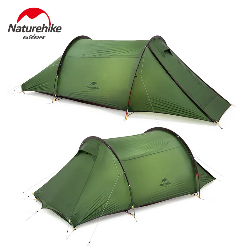 Палатка Naturehike 20D нейлоновая на 2 человек для походов и отдыха открытом воздухе