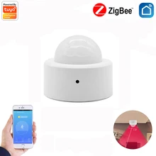 Capteur de mouvement sans fil Tuya Zigbee, système d'alarme domestique, contrôle par application Smart Life et passerelle, détecteur de mouvement corporel PIR à distance