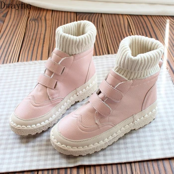 

Winter new art and art Mori flat boots short boots woolen mouth Martin boots warm comfortable cotton shoes women