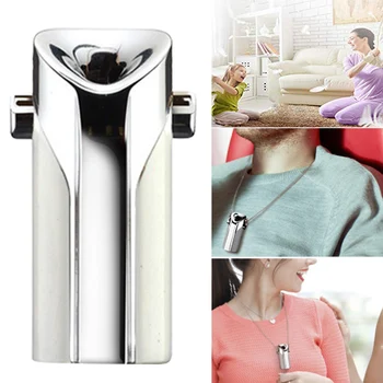 

Portable Mini Air Purifier USB Charging Wearable Necklace Air Freshener Lonizers Home XHC88