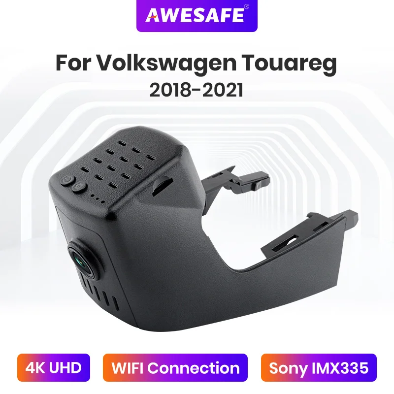 AWESAFE 4K 2160P Автомобильный видеорегистратор для VW камеры WIFI подключение UHD Volkswagen
