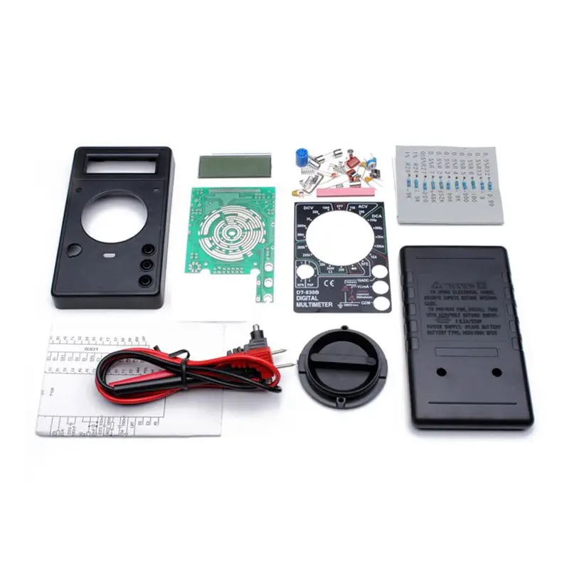 

DIY DT830B Digital Multimeters Kit Electronic Learning Kit