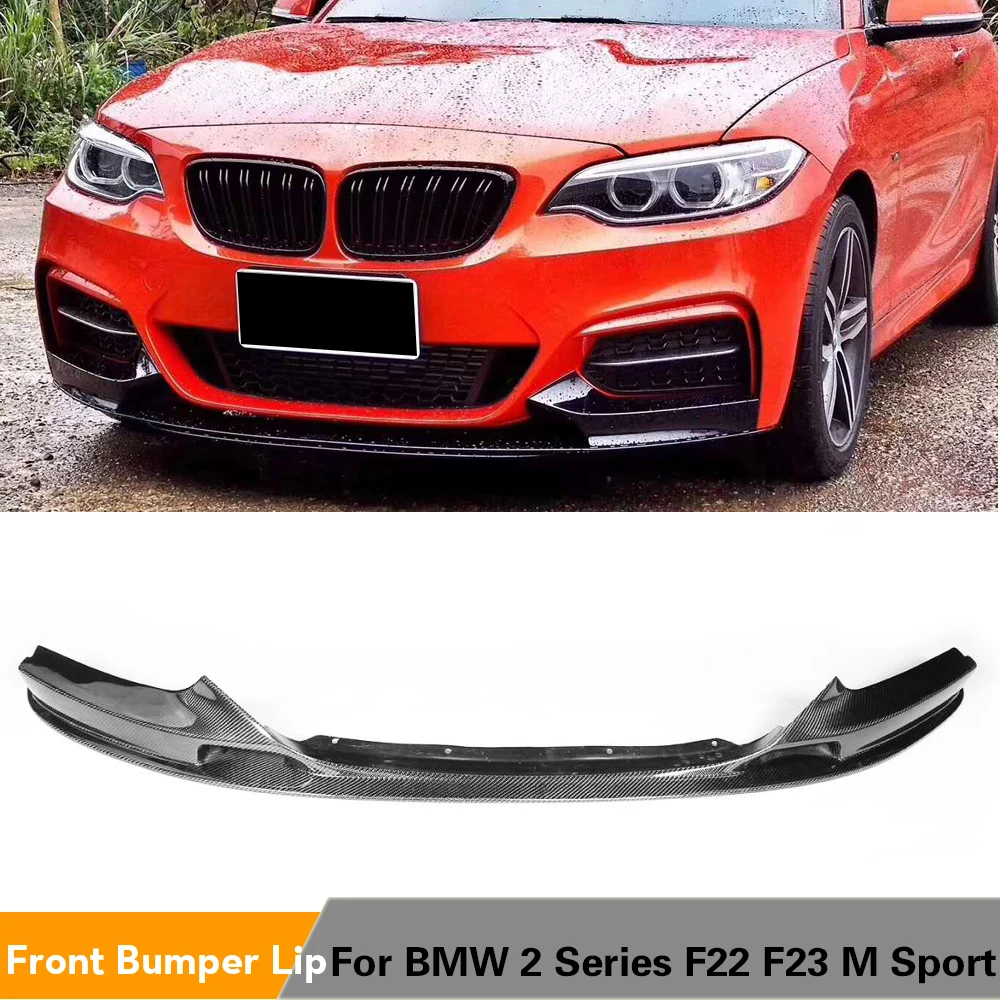 Неокрашенный спойлер для переднего бампера из углеродного волокна/ФАП BMW 2 серии