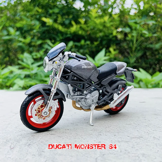 Maisto 1:18 16 styles Ducati Hypermotard original authorized simulation alloy motorcycle model toy car gift collection Monster S4