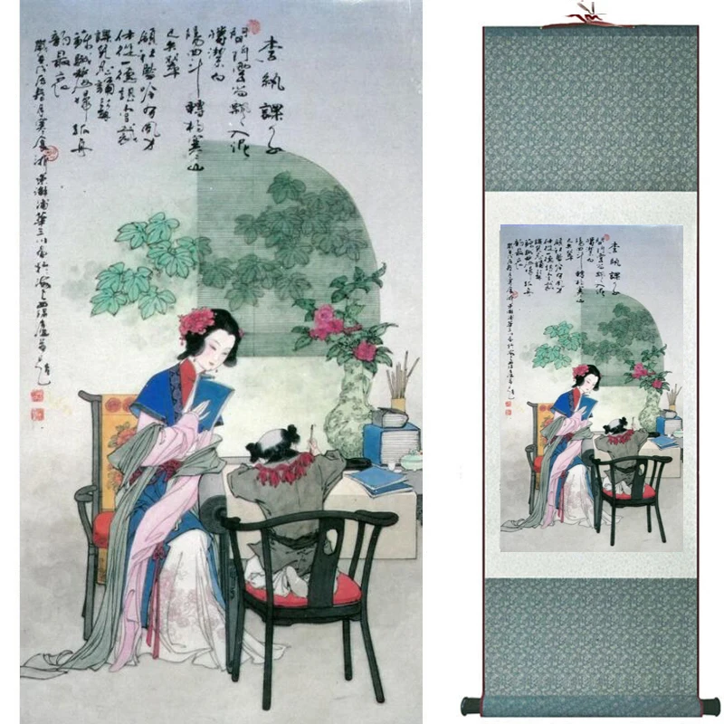 

Traditional Chinese fairy painting Home Office Decoration beautifull women painting2019073009