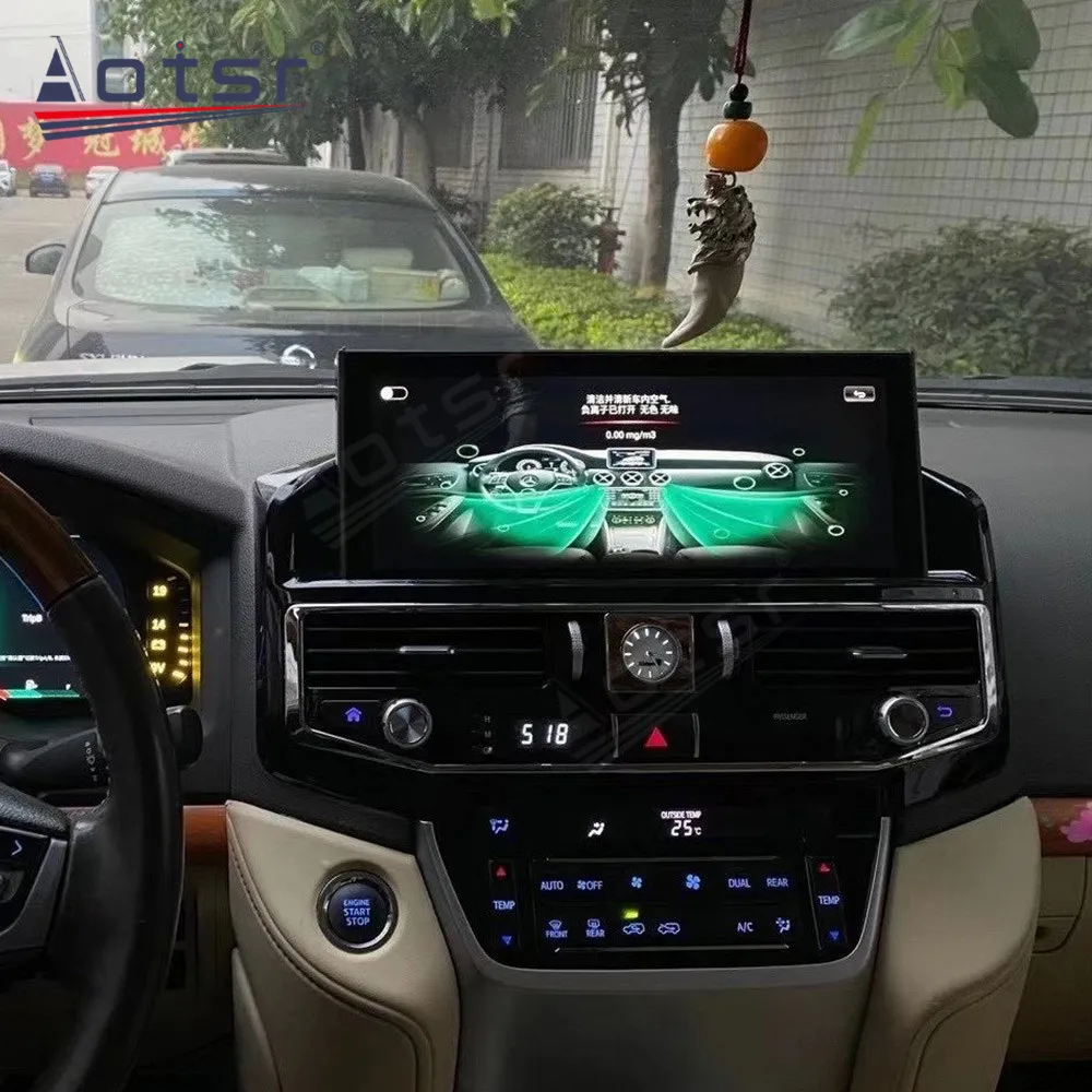 

Автомобильный GPS-навигатор, мультимедийный плеер на Android, с сенсорным экраном 12,3 дюйма, 64 ГБ, для Toyota Land Cruiser 2016 - 2021