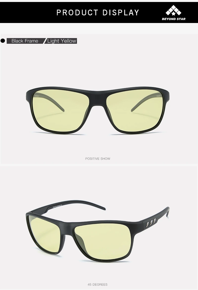 Yellow Night Driving Vintage Glasses Women Color Changing Sunglass Photochromic Polarised Sunglasses For Men UV400 TR9137