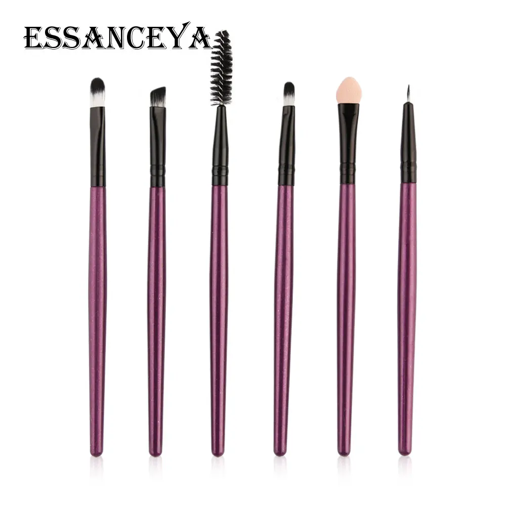 ESSANCEYA Pro 6-18Pcs Cosmetic Makeup Brushes Foundation Eye shadow Eyeliner Fan Make-Up Multipurpose Eye Brushes Cosmetic Tool