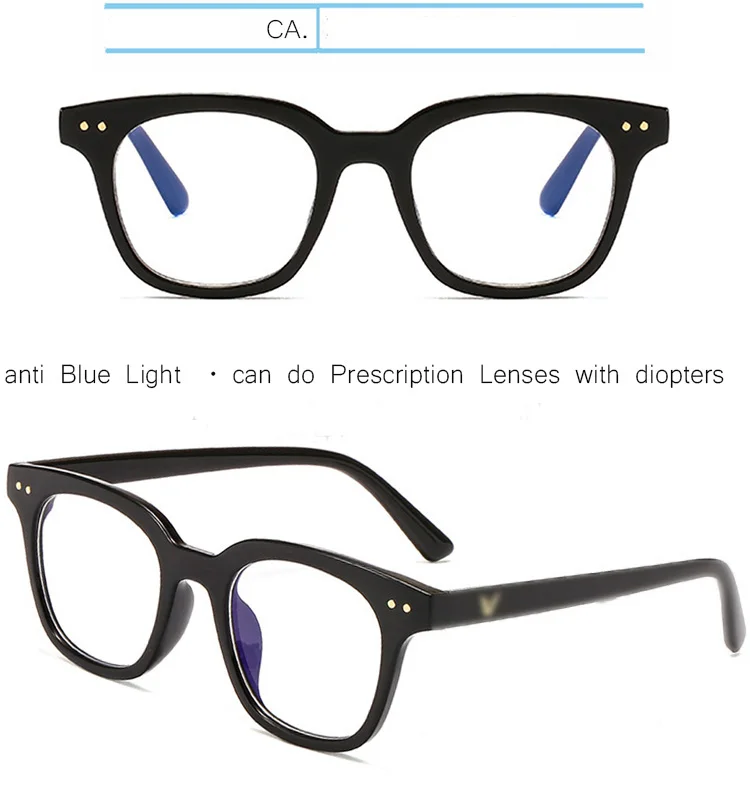 IVSTA компьютерные очки, игровой анти-синий светильник, блок, прозрачная близорукость, стимпанк, большие, корейские, брендовые, дизайнерские, южная сторона, логотип GM