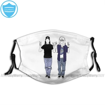 

Mike Myers Mouth Face Mask Wayne World Facial Mask Kawai Cool with 2 Filters for Adult