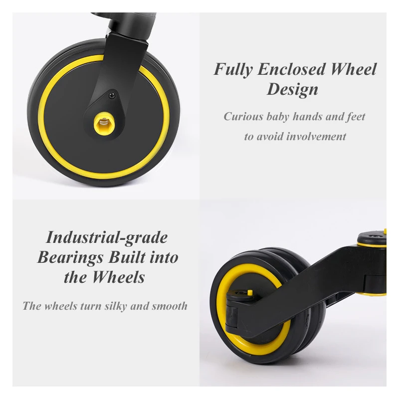 Children's Tricycle 3-in-1 Children's Scooter Baby Balance Bike 1-6 Years Learn To Walk Ride on Car 3 Wheels Non-inflatable 5 Children's Tricycle 3-in-1 Children's Scooter Baby Balance Bike 1-6 Years Learn To Walk Ride on Car 3 Wheels Non-inflatable 5