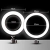 26CM LED Selfie Ring Light Multi-Function Dimmable Ring Light For Cell Phone Holder Camera Live Video Stream Makeup Youtube ► Photo 3/6