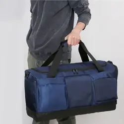 Водонепроницаемая Мужская Холщовая Сумка для путешествий, Повседневная сумка с длинным ремешком, с защитой от царапин, с несколькими