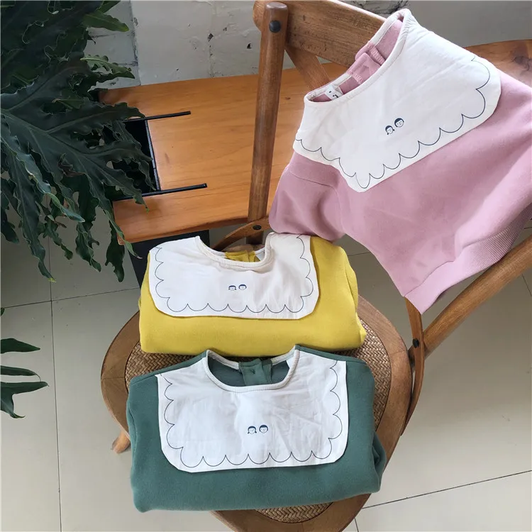 Beste Herfst Winter Peuter Baby Jongens en Meisjes Fluwelen Hoodies Kleding Kinderen Cartoon Print Sweatshirt Vierkante Kraag Kinderkleding