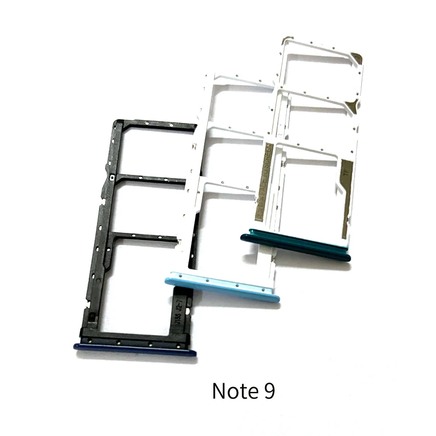 Sim Tray Holder For Xiaomi Redmi Note 9 pro Note9 Note 9S Global Version SIM Card Tray Slot Holder Adapter Socket phone sim tray holder