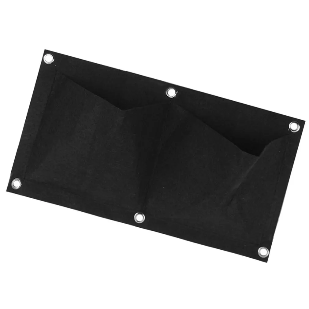 Pocket Wall-Mounted Non-Woven Felt Planting Bag Vertical Garden Planter Hangers Outdoor Indoor Flowers Growing Container Pots