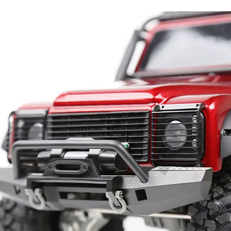 Имитация металлического топливного бака выхлопная труба для 1/10 Traxxas TRX-4 Land Rover RC автомобиля AXYA