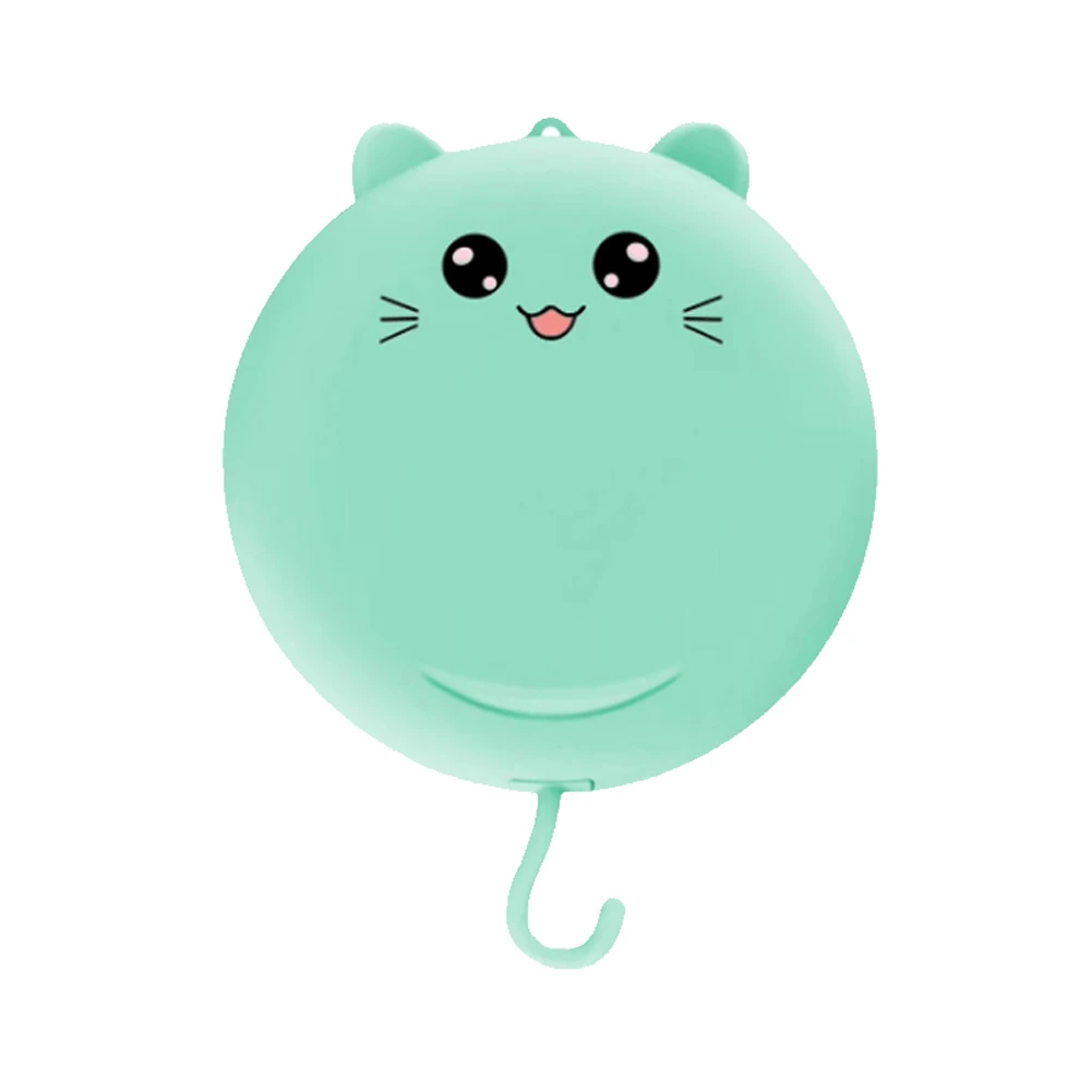light green Портативный USB макияж зеркало маленький вентилятор мини складной вентилятор светодиодный заполняющий светильник ручные вентиляторы Зеркало компактное карманное лицо губы зеркало MS - Цвет: light green