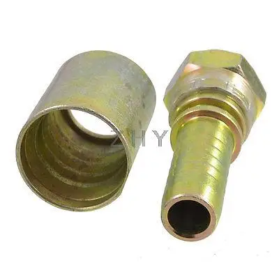 

Hex Bushing 1/2" PT Female Threaded Cone Hose End Oil Pipe Connector