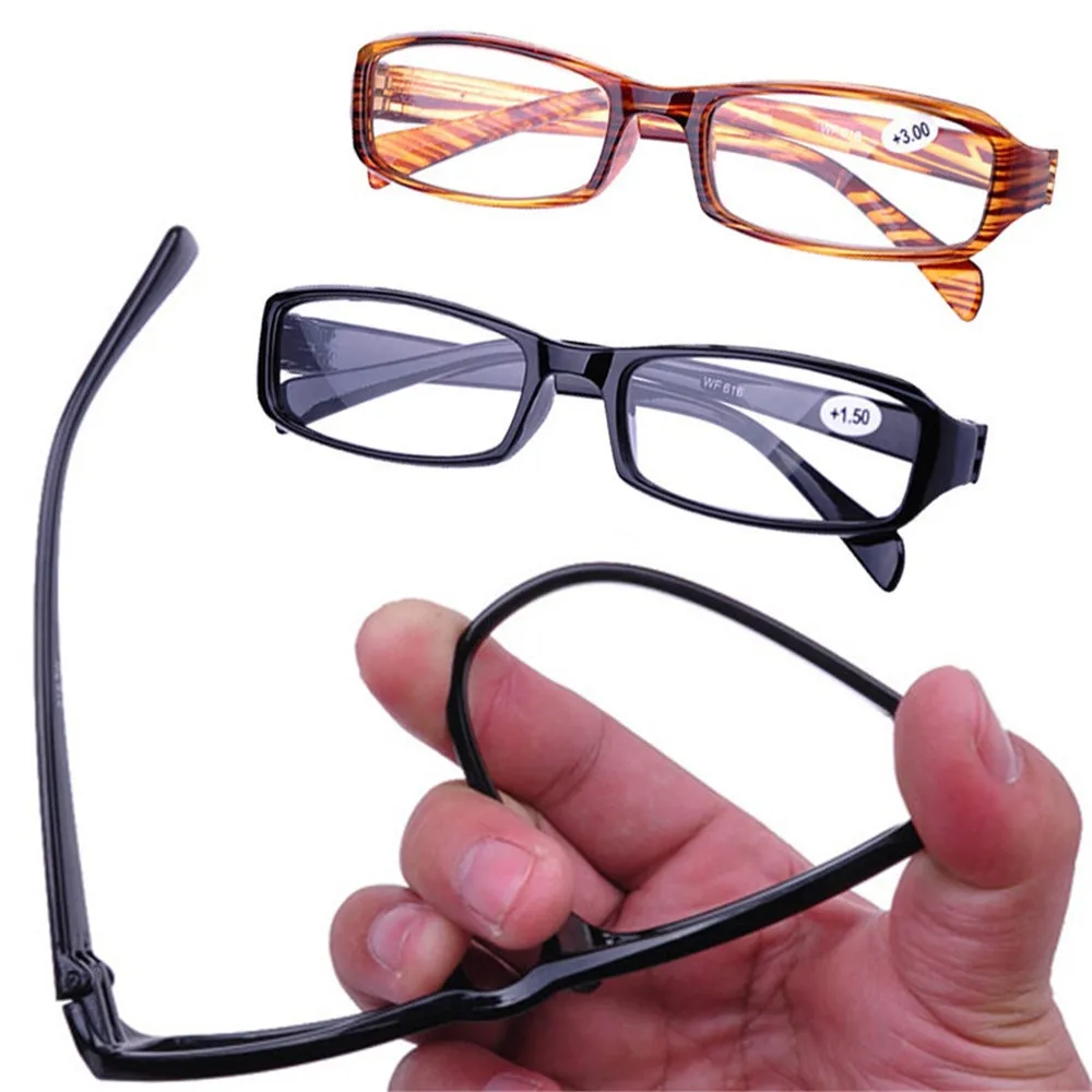 1,0-+ 4,0 женские и мужские Ультра-светильник TR90 очки для чтения прозрачные HD линзы дальнозоркости увеличительные очки подарок для родителей