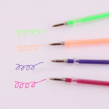 

48Pcs Paintings Colored Gel Ink Pen Refills Multi Colored Core Bag Set Fluorescent Metallic Refill Paintings