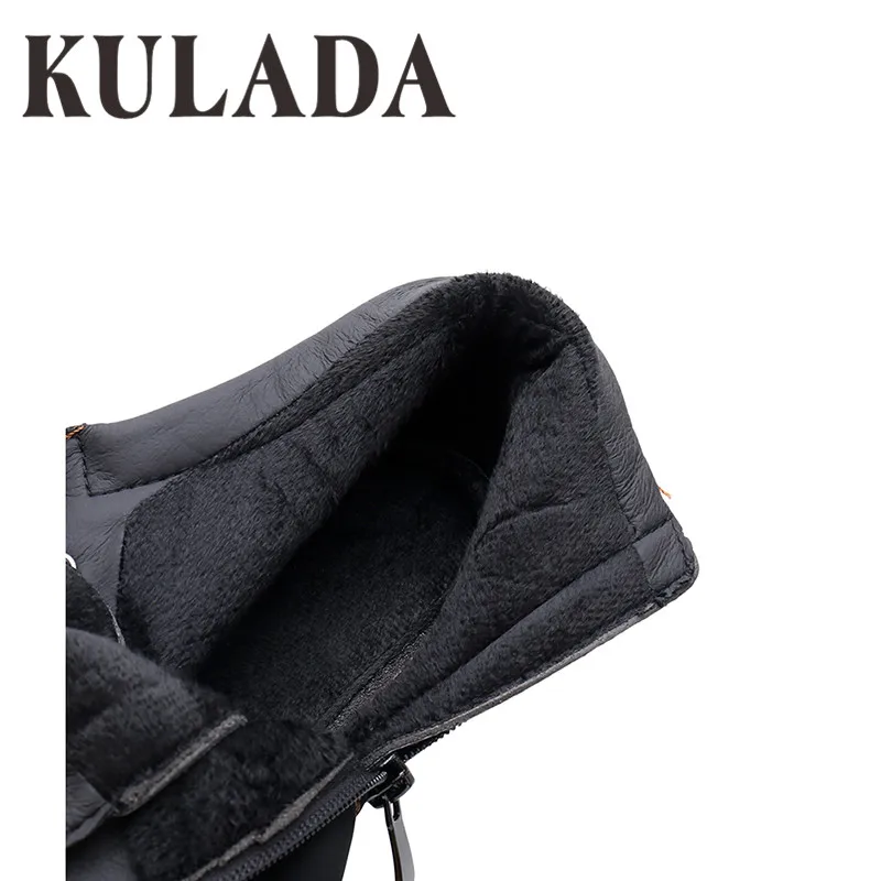 Tanie KULADA 2019 buty męskie ze skóry pu buty wiosna i jesień mężczyźni buty wygodne natura pracy mężczyźni sznurowane trzewiki w stylu casual