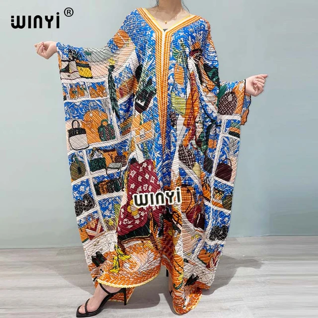 Stylish Kaftan Dress Design | Blue Kaftan Maxi Dress | Kaftan Design Summer  - Blue Wear - Aliexpress