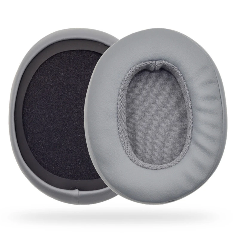 Grey Мягкие амбушюры для Skullcandy Hesh 3 Запчасти для наушников EarPad Memory Foam протеиновые кожаные наушники Ear Cover Yw - Цвет: Grey