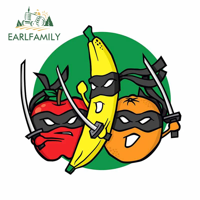Наклейки для автомобиля EARLFAMILY 13 см х 12 4 с фруктами защитой от царапин
