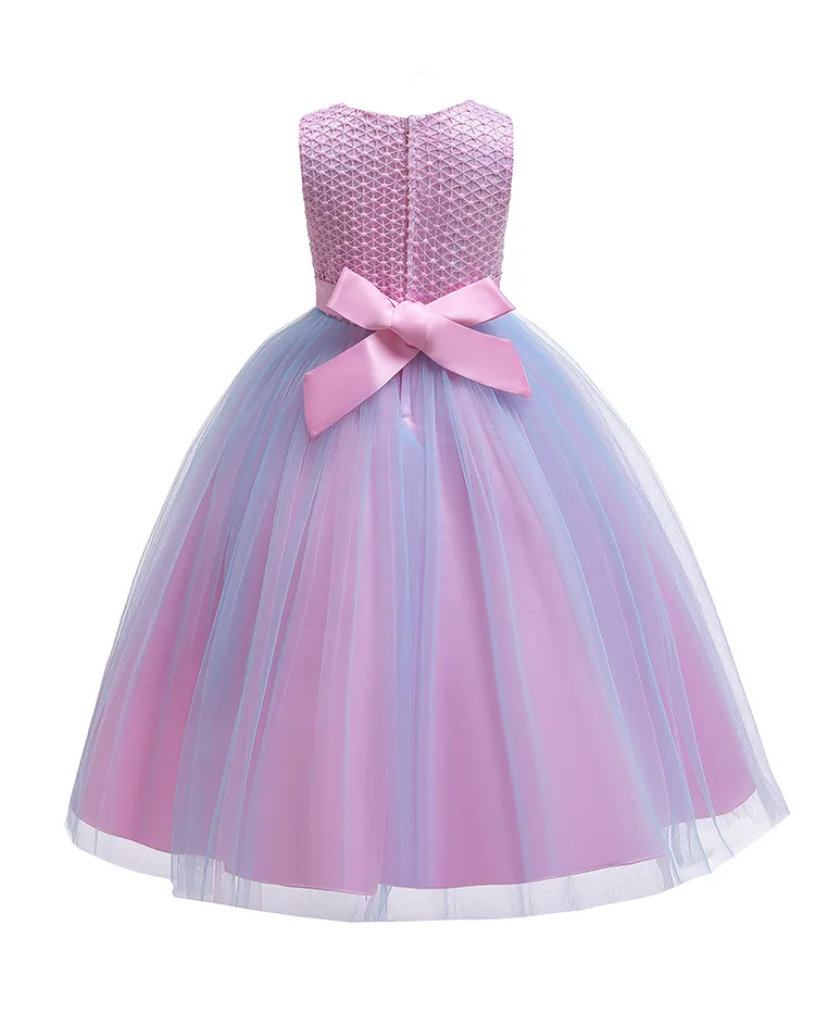 Г. Платье для девочек элегантное рождественское платье принцессы Детские платья для девочек, Костюм Детское платье для свадебной вечеринки от 4 до 14 лет