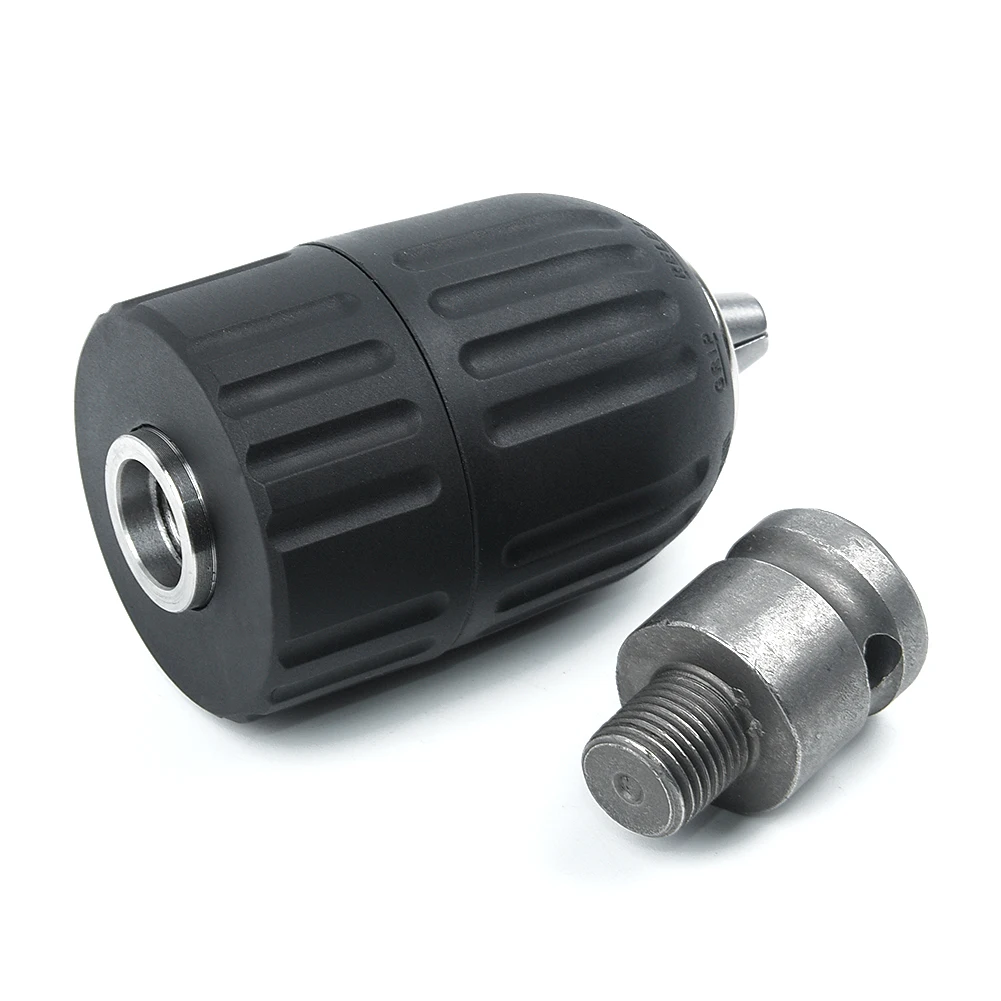Keyless Adapter Hex Shank Driver Impact Screwdriver Tool Accessories Drill Chuck