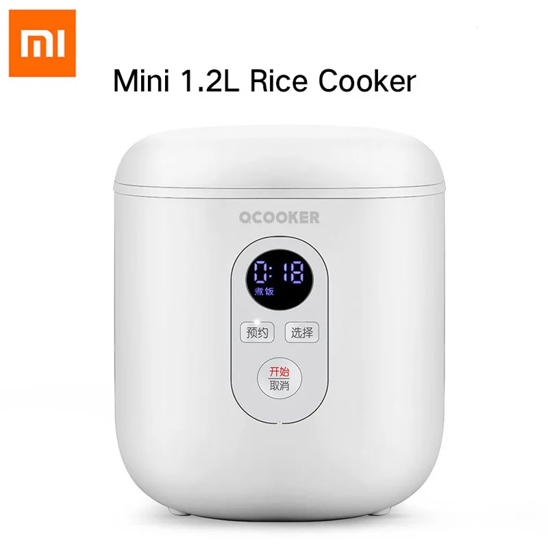 

Xiaomi QCOOKER QF1201 Mini 1.2L Rice Cooker Multi Cooker Kitchen Appliances Smart Home non-stick Electric Rice pot