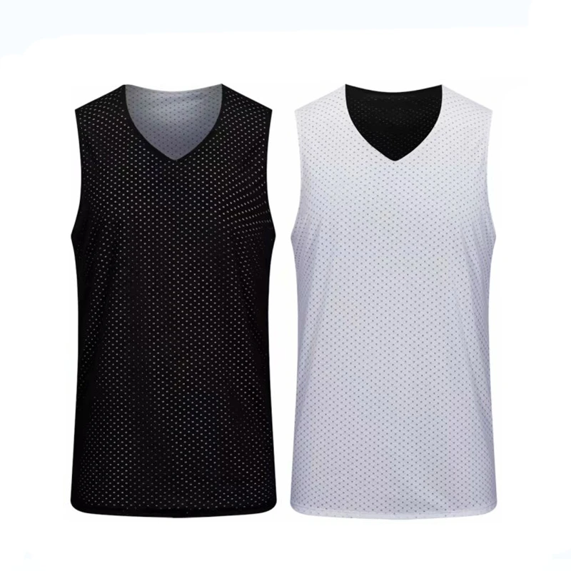 Double-sided Wearable Men Boys Basketball Jerseys Double-deck Breathable Sport Shirt Adult Kids Basketball Jersey basketball training clothes