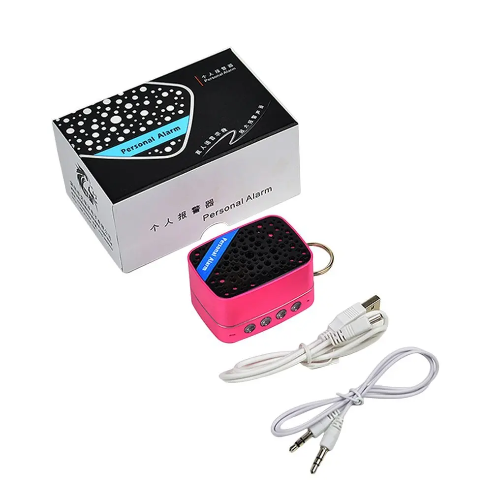 

LESHP Self Defense Anti-Attack Alarm Rechargeable Speaker 130dB Super Loud SOS Alarm For Women Kids Elderly