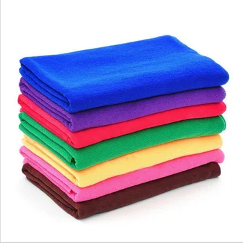 

5 Pcs/lot Microfibre Absorb Water Soft Cloth Washing Cloth Towel Duster Car Home Cleaning Micro Fiber Towels Color Random