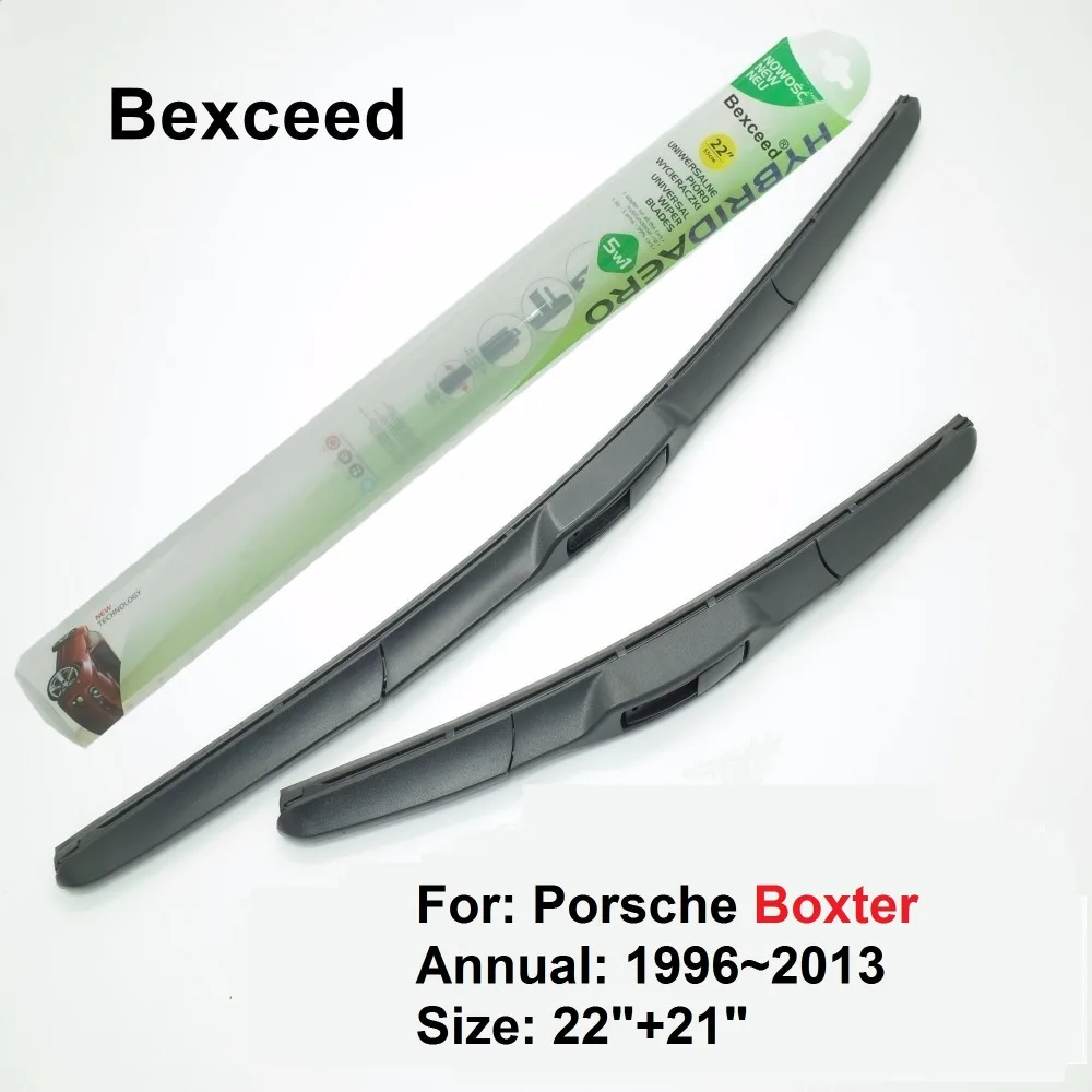 Hybrid Wiper Blade for Porsche Boxster 22"+21" Bexceed of Rubber Car