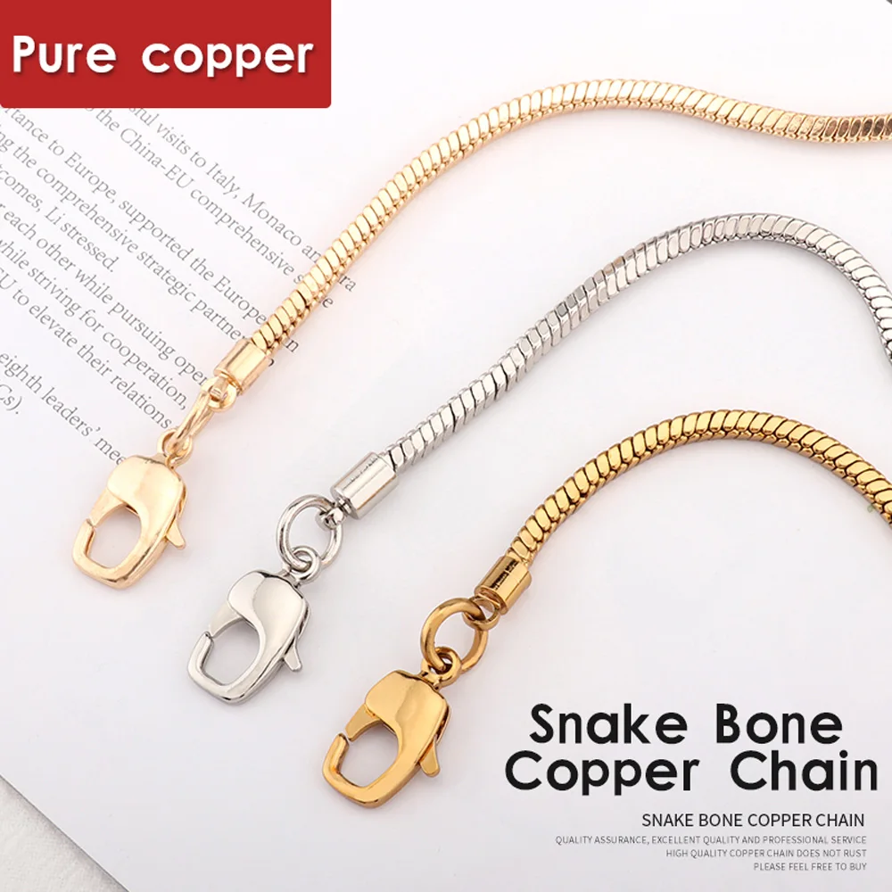 Bag Snake Bone Chain Accessories Metal 