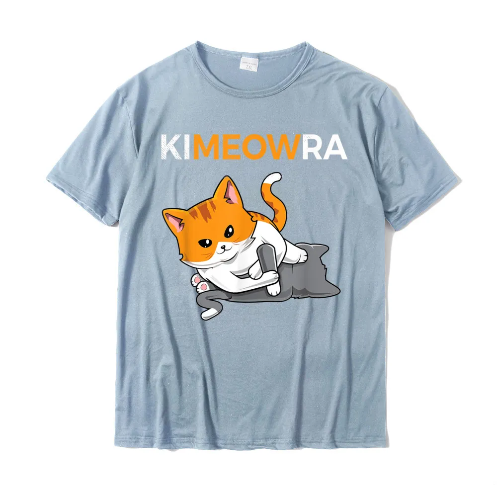 Gift Man Fitted Printed On Tops T Shirt Round Collar Mother Day 100% Cotton Fabric T Shirt Group Short Sleeve T-shirts Jiu jitsu Kimura Cute Kawaii Cat Funny BJJ T-shirt__19859 light
