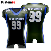 M-W Спортивные Профессиональные тренировочные футболки на заказ для американского футбола, тренировочные быстросохнущие мужские футболки для футбола
