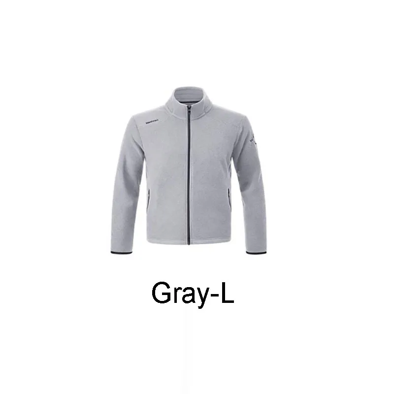 Новая мужская водонепроницаемая флисовая куртка Xiaomi Mijia Youpin с 90 точками, легкая и теплая, сухая и не замоченная - Цвет: grey-L