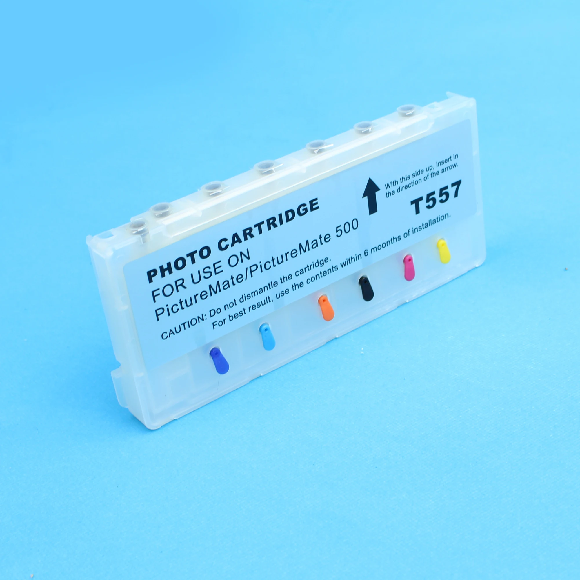 T557 многоразовый чернильный картридж для Epson t0557 E-557 Image Mate 500 с чипом | Компьютеры и