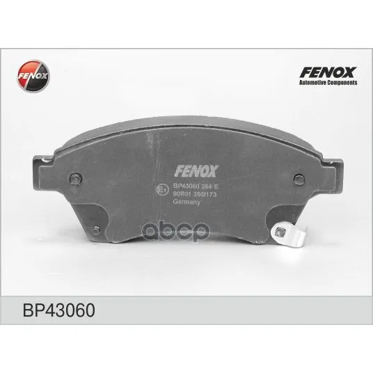 Bp43060_колодки Дисковые Передние! Opel Astra/Zafira, Chevrolet Cruze 1.4-2.0 09 Fenox Bp43060 FENOX арт. BP43060