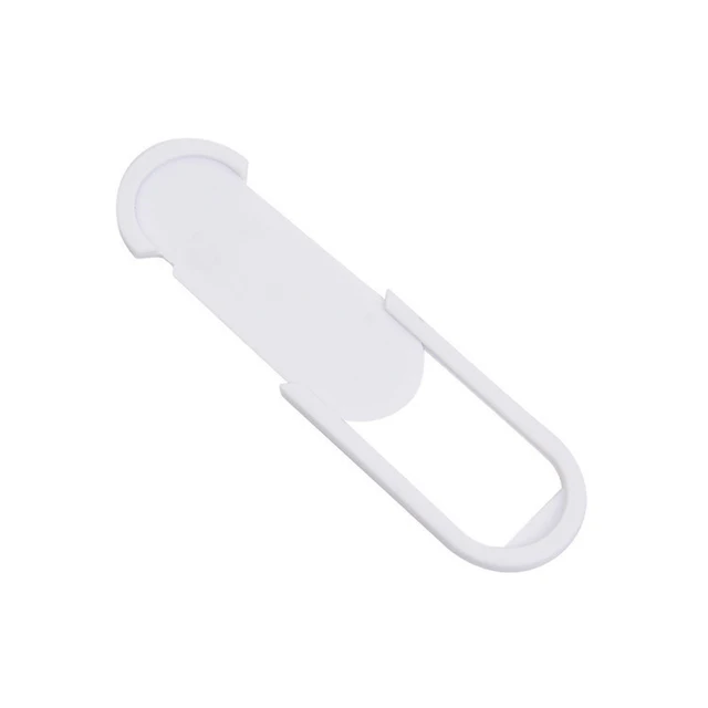 Webcam Cover Slide 2mm Thin Ultra-Thin Plastic Web Camera Cover Laptop Camera Cover Sticker Blocker,Anti Spy Protects Privacy white